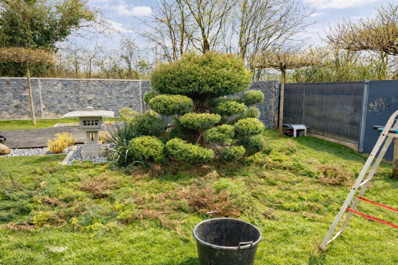 Taille de niwaki en Alsace